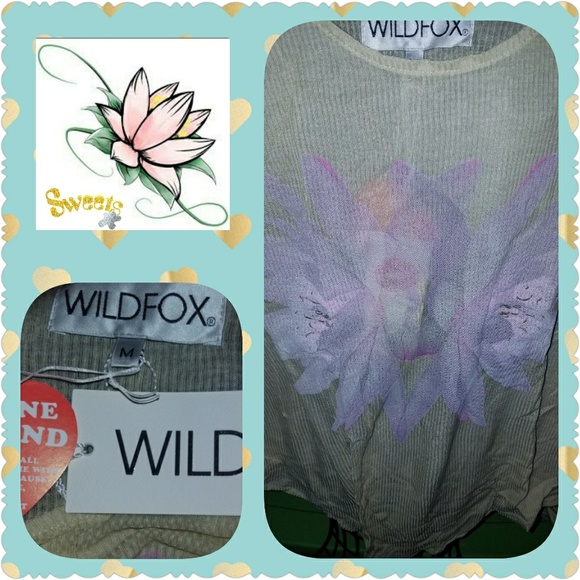 Wildfox Twin Lotus Long-sleeve Cassidy Tee - Picture 4 of 5